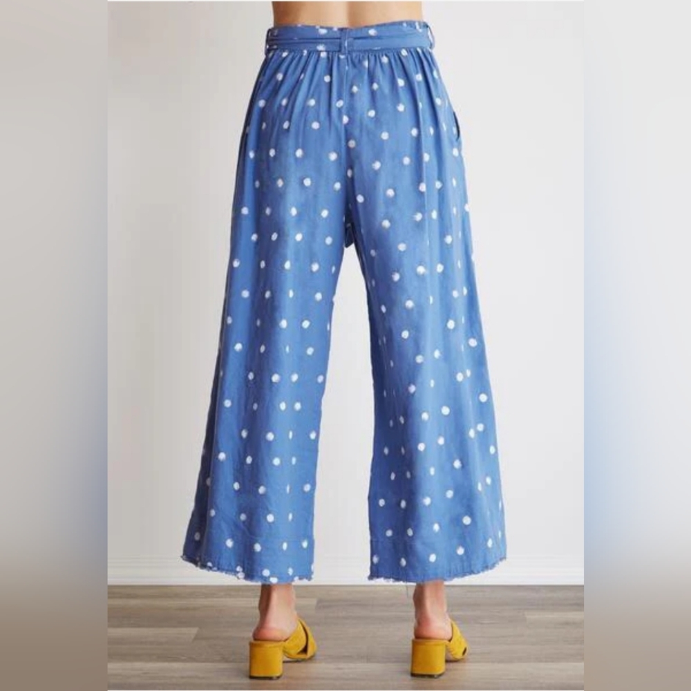 Anthropologie by Cloth & Stone Bella Dahl Belted High Waisted Crop Pant - Picture 3 of 13